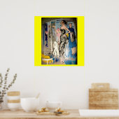 Poster Fashion Glamor 1950's Print (Cuisine)
