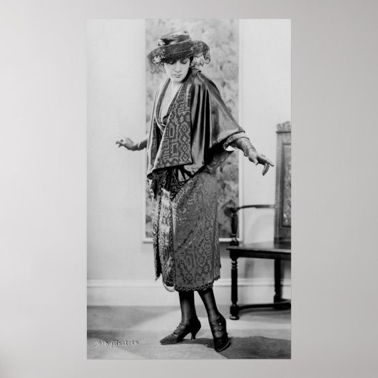 Poster Fashion Show : années 1920 (Devant)