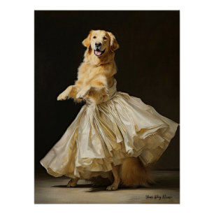 Poster Fashion Show, Golden Retriever Dog 01 - Jonathan B