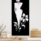 Poster Fashion vintage design glamor illustration (Cuisine)