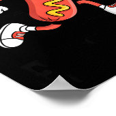 Poster Fast Food Funny Pun Working Out Running Jogging Gy (Coin)