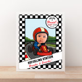 Poster Fast ONE Refueling Station - Drinks and Snacks