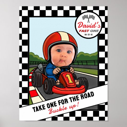 Poster Fast ONE - Take One & Buckle Up! Symbole de préfér (Devant)