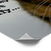 Poster Fat Cat with Attitude, "i don't do monday" (Coin)