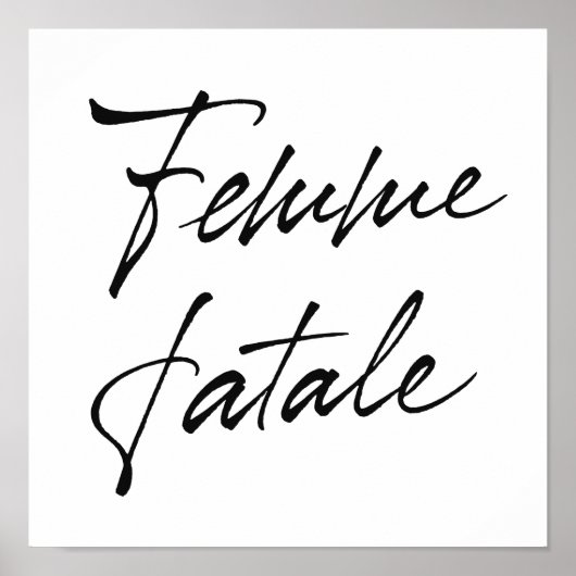 Poster Fatale (Devant)