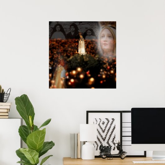 POSTER FATIMA COLLAGE (Bureau à domicile)