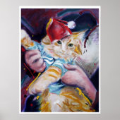 Poster Fatso, Clavier Cat pose pratique (Devant)