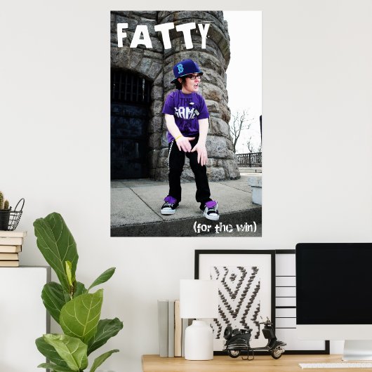Poster FattyFTW (Bureau à domicile)