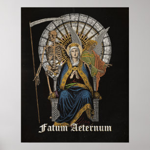Poster Fatum Aeternum - Design gothique