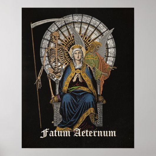 Poster Fatum Aeternum - Design gothique (Devant)