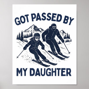 Poster Fauchée par ma fille Drôle de ski 