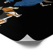 Poster Faucheur de chien de pari Halloween (Coin)