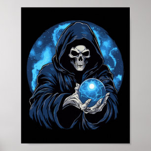 Poster Faucheur Mort Squelette Halloween