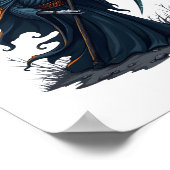 Poster Faucheuse avec Faux – Chemise effrayante d'Hallowe (Coin)