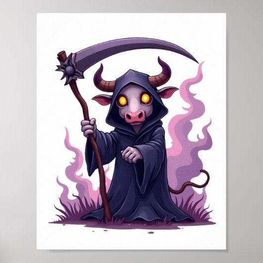 Poster Faucheuse de vaches (Devant)