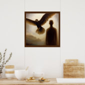 Poster Faucon animal de l'esprit 1 (Cuisine)