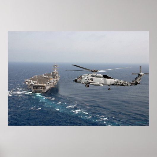 Poster Faucon marin SH-60F (Devant)