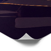 Poster Faucon Oiseau Animal Portrait Peinture Faune Libre (Coin)