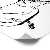Poster Faucon sur gant (Coin)