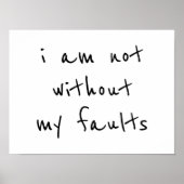 Poster Faults (Devant)