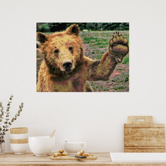 Poster Faune 15 floues (Cuisine)