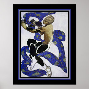 Poster "Faune" ca.1912 Art nouveau