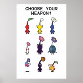 Poster Faune Pikmin (Devant)