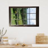 Poster Fausse fenêtre 2 (Cuisine)