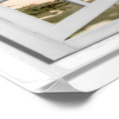 Poster Fausse Fenêtre Avec Vue Océan Plage Tropicale (Coin)