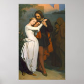 Poster Faust et Marguerite au jardin par A. Scheffer (Devant)