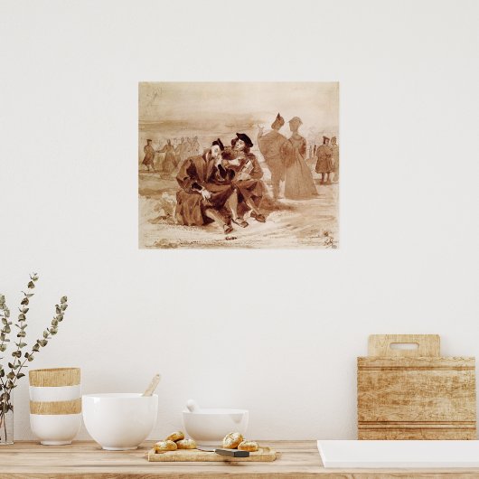 Poster Faust et Wagner en conversation dans (Cuisine)