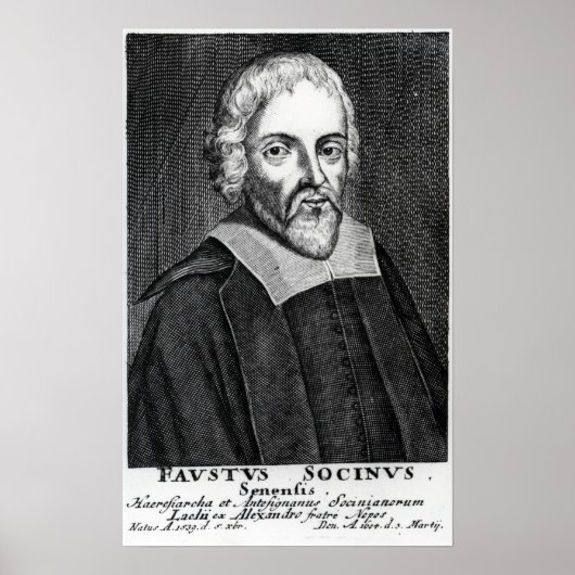 Poster Fausto Sozzini (Devant)