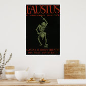 Poster Faustus Par Marlowe 1936 WPA (Cuisine)