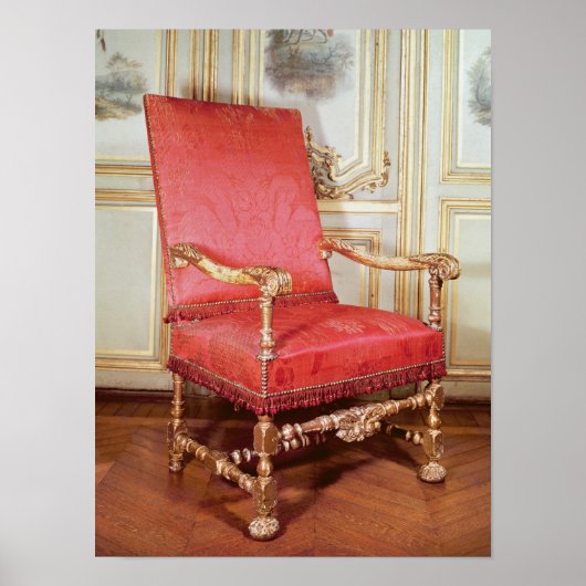 Poster fauteuil Louis XIII (Devant)
