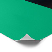 Poster Fauteuil Luxueux Vert Et Or (Coin)