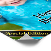 Poster Faux 1er Anniversaire de couverture (Coin)