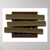 Poster Faux Boarded Up Window Halloween Haunween Maison (Devant)