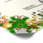 Poster Faux chèque de charité géant sucre de canne de Noë (Coin)