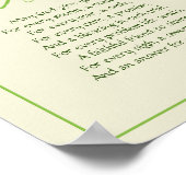 Poster Faux de prière irlandaise (Coin)