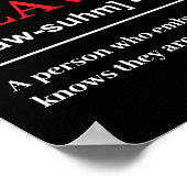 Poster Faux - Définition personnalisable (Coin)