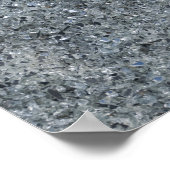 Poster Faux gris scintillant (Coin)