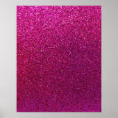 Poster Faux Hot rose Parties scintillant Arrière - plan é (Devant)