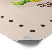 Poster Faux menu arrière (Coin)