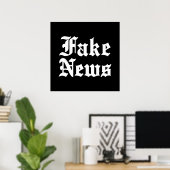 Poster Faux News (Bureau à domicile)