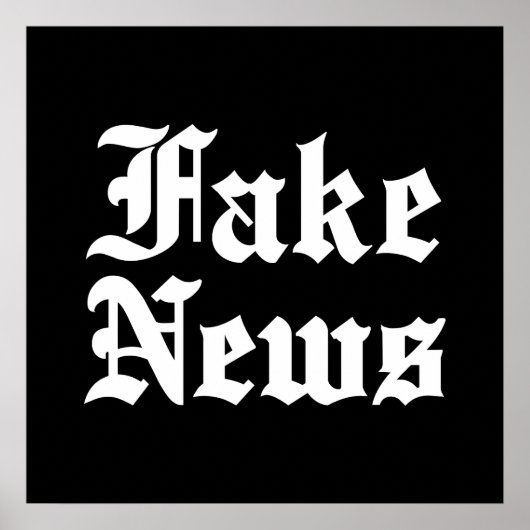 Poster Faux News (Devant)