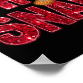 Poster Faux Sequins Oh Snap Noël Gingerbread Famille (Coin)