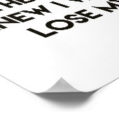 Poster Faux sourire - Drôle, citation sarcastique (Coin)