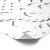 Poster Faux White Lace Fabric Arrière - plan (Coin)