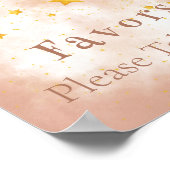 Poster Faveur Boho arc-en-ciel étoile magique poussière (Coin)