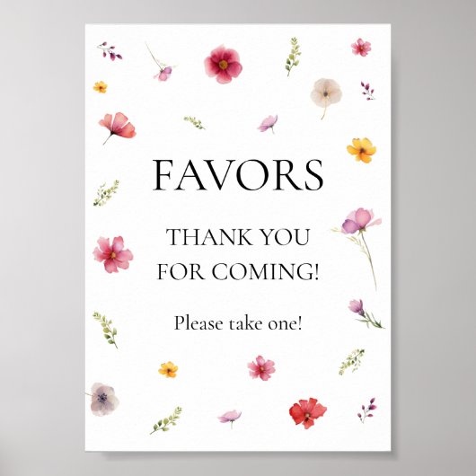 Poster Faveur de fleur sauvage (Devant)